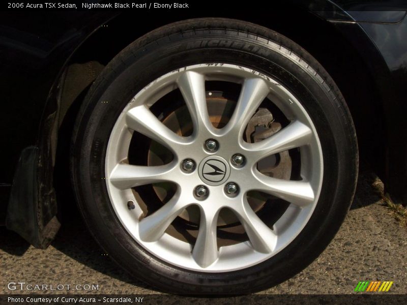 Nighthawk Black Pearl / Ebony Black 2006 Acura TSX Sedan