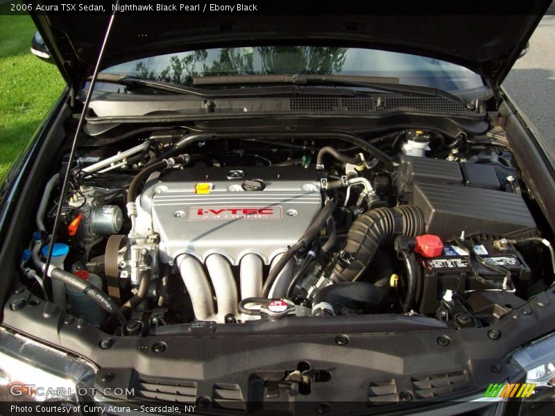 Nighthawk Black Pearl / Ebony Black 2006 Acura TSX Sedan