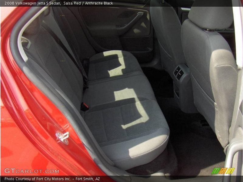 Salsa Red / Anthracite Black 2008 Volkswagen Jetta S Sedan