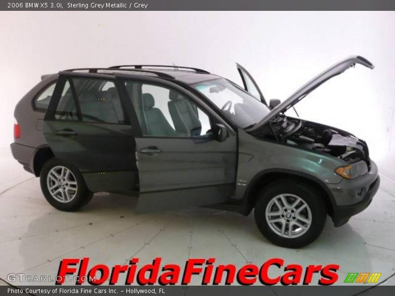 Sterling Grey Metallic / Grey 2006 BMW X5 3.0i