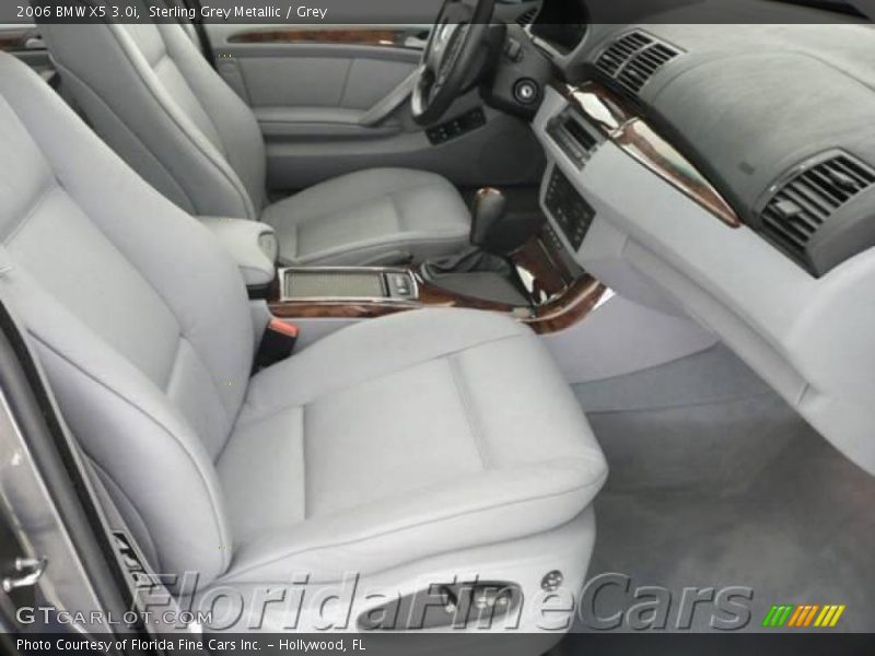Sterling Grey Metallic / Grey 2006 BMW X5 3.0i