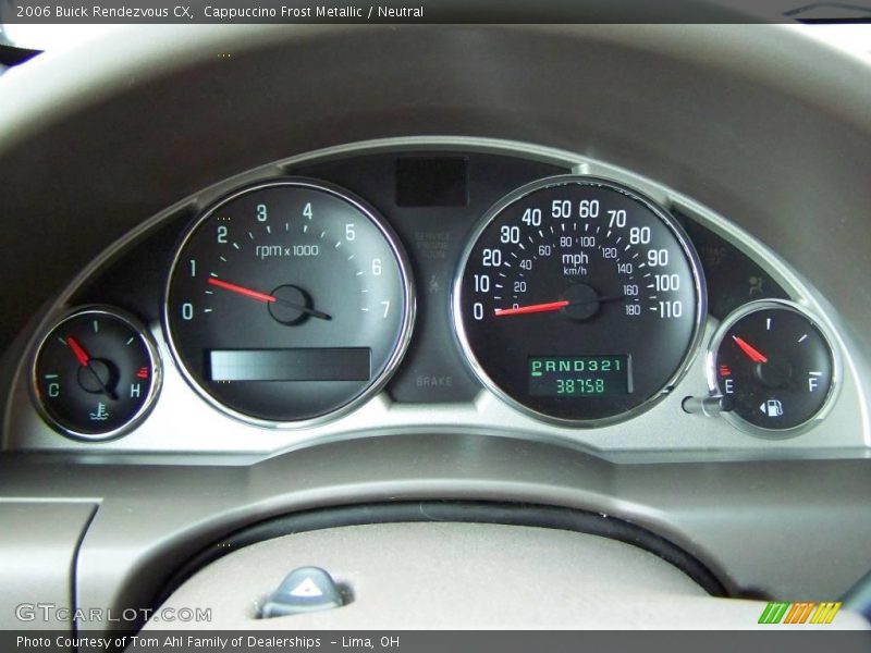 Cappuccino Frost Metallic / Neutral 2006 Buick Rendezvous CX
