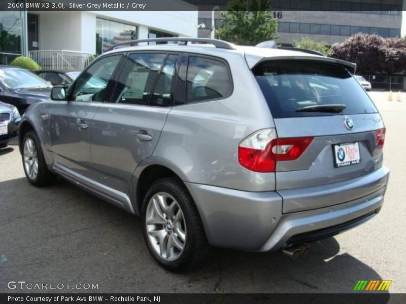 Silver Grey Metallic / Grey 2006 BMW X3 3.0i