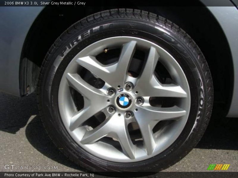 Silver Grey Metallic / Grey 2006 BMW X3 3.0i