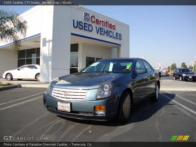 Stealth Gray / Ebony 2006 Cadillac CTS Sedan