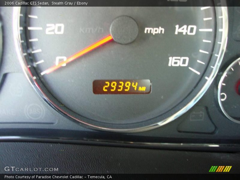 Stealth Gray / Ebony 2006 Cadillac CTS Sedan
