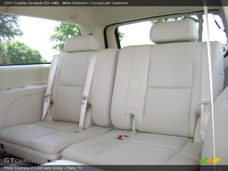 White Diamond / Cocoa/Light Cashmere 2007 Cadillac Escalade ESV AWD