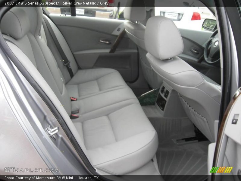 Silver Grey Metallic / Grey 2007 BMW 5 Series 530i Sedan