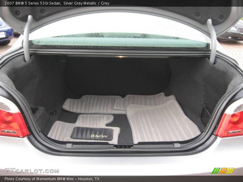 Silver Grey Metallic / Grey 2007 BMW 5 Series 530i Sedan