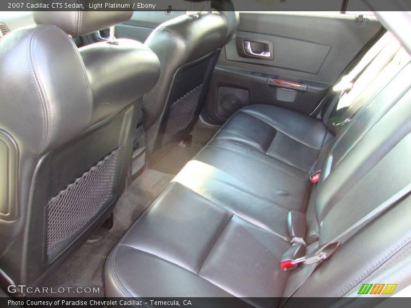 Light Platinum / Ebony 2007 Cadillac CTS Sedan