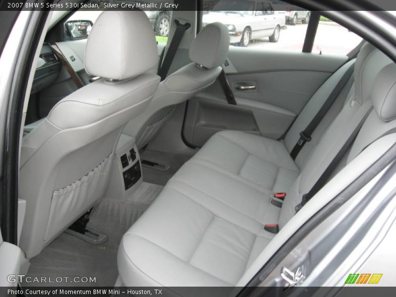 Silver Grey Metallic / Grey 2007 BMW 5 Series 530i Sedan