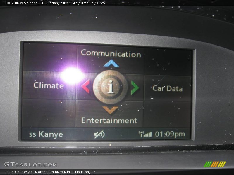 Silver Grey Metallic / Grey 2007 BMW 5 Series 530i Sedan