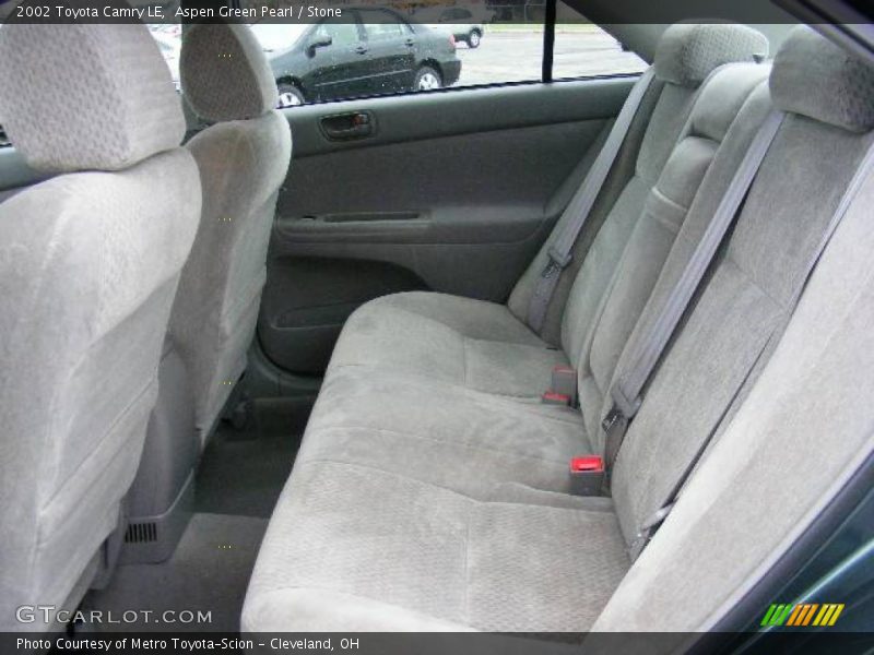 Aspen Green Pearl / Stone 2002 Toyota Camry LE