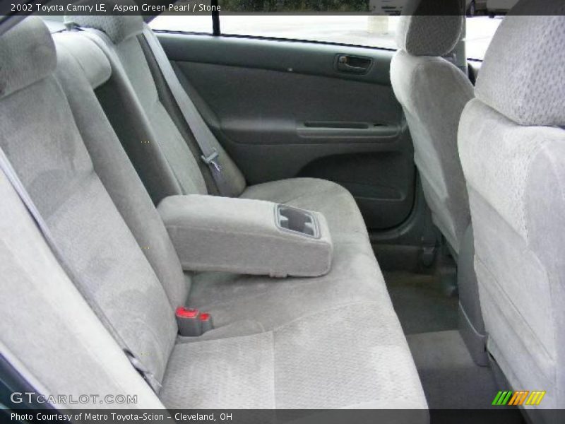 Aspen Green Pearl / Stone 2002 Toyota Camry LE
