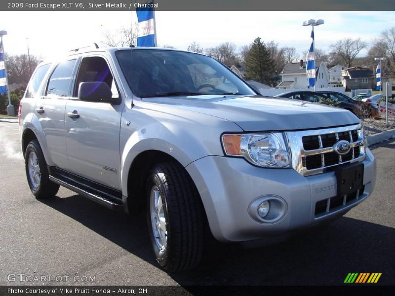 Silver Metallic / Charcoal 2008 Ford Escape XLT V6