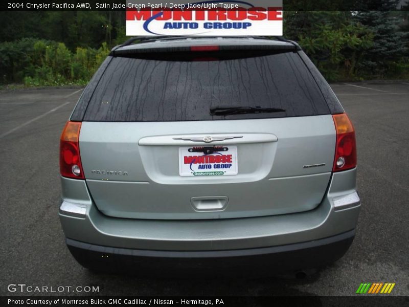Satin Jade Green Pearl / Deep Jade/Light Taupe 2004 Chrysler Pacifica AWD
