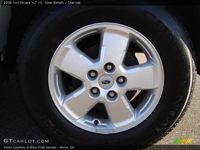 Silver Metallic / Charcoal 2008 Ford Escape XLT V6