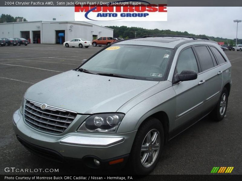 Satin Jade Green Pearl / Deep Jade/Light Taupe 2004 Chrysler Pacifica AWD