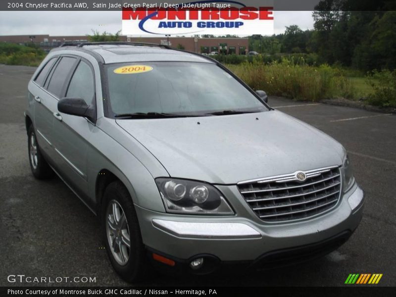 Satin Jade Green Pearl / Deep Jade/Light Taupe 2004 Chrysler Pacifica AWD