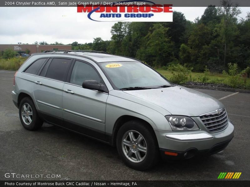 Satin Jade Green Pearl / Deep Jade/Light Taupe 2004 Chrysler Pacifica AWD