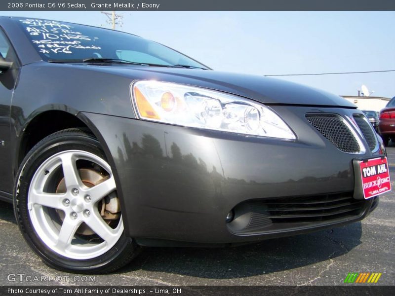 Granite Metallic / Ebony 2006 Pontiac G6 V6 Sedan