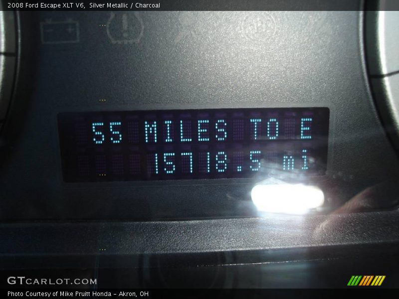 Silver Metallic / Charcoal 2008 Ford Escape XLT V6
