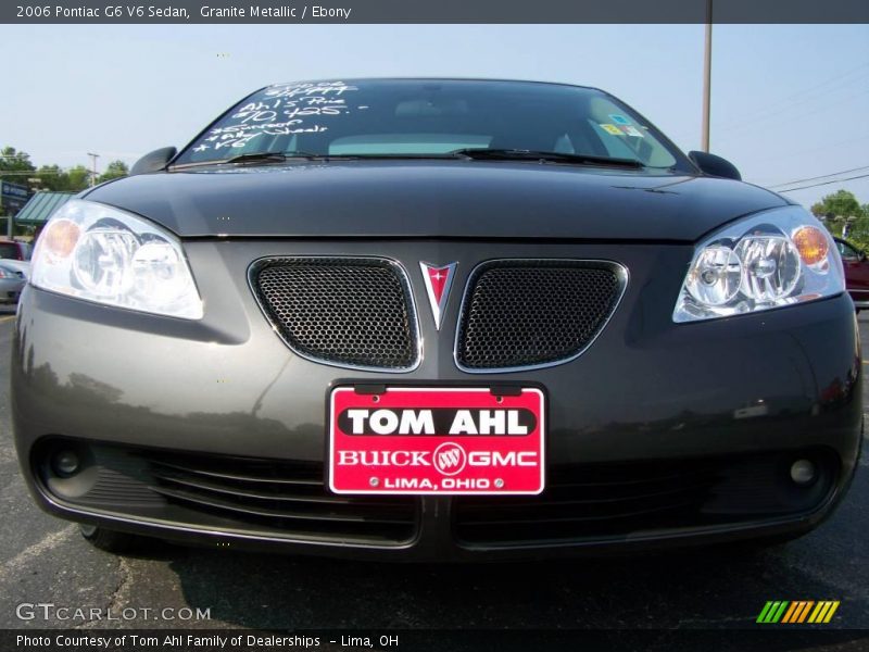Granite Metallic / Ebony 2006 Pontiac G6 V6 Sedan