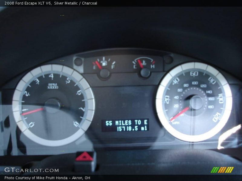 Silver Metallic / Charcoal 2008 Ford Escape XLT V6