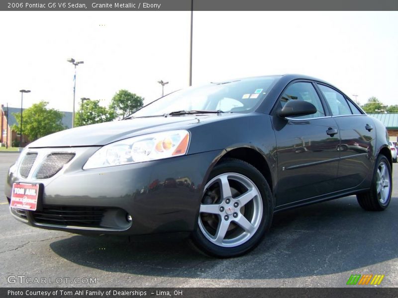 Granite Metallic / Ebony 2006 Pontiac G6 V6 Sedan