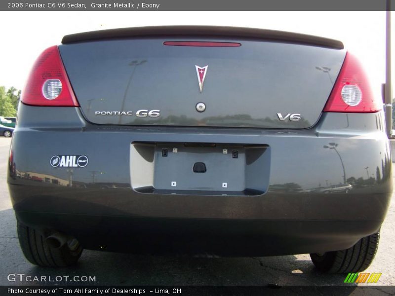 Granite Metallic / Ebony 2006 Pontiac G6 V6 Sedan