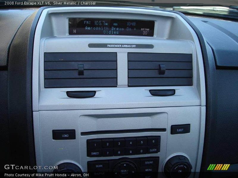 Silver Metallic / Charcoal 2008 Ford Escape XLT V6