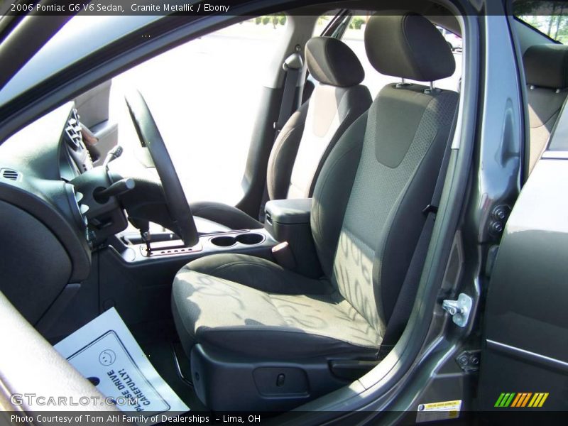 Granite Metallic / Ebony 2006 Pontiac G6 V6 Sedan