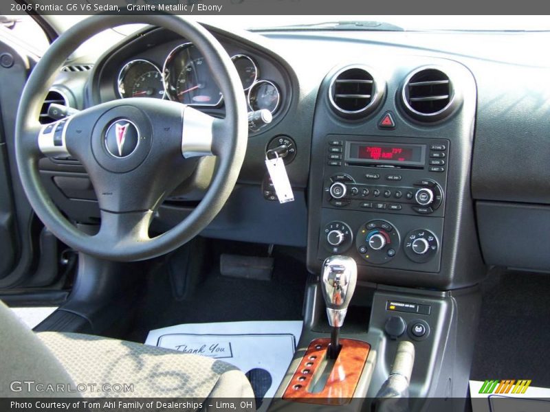 Granite Metallic / Ebony 2006 Pontiac G6 V6 Sedan