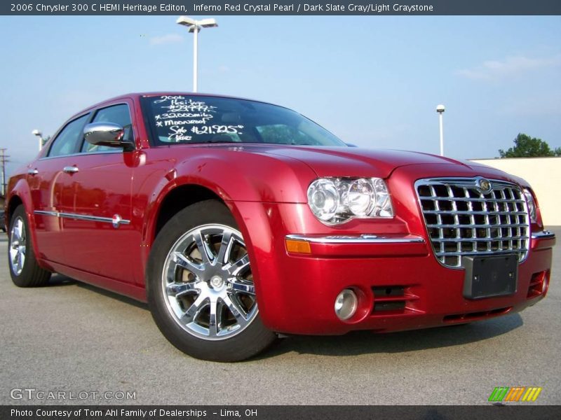Inferno Red Crystal Pearl / Dark Slate Gray/Light Graystone 2006 Chrysler 300 C HEMI Heritage Editon