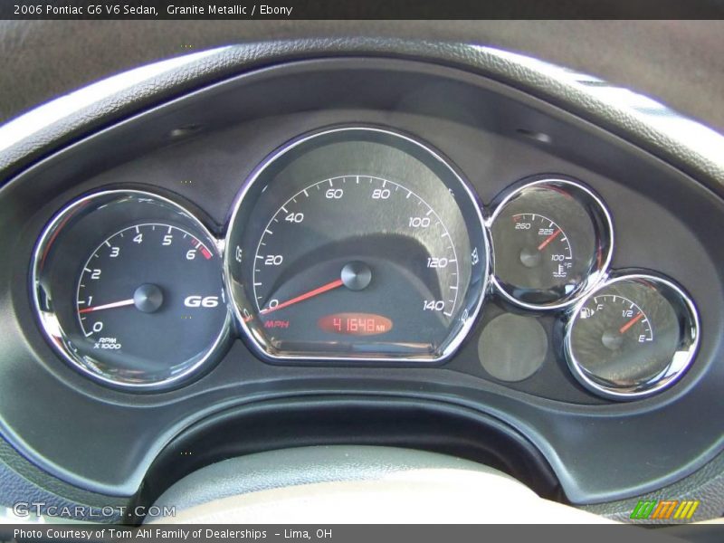 Granite Metallic / Ebony 2006 Pontiac G6 V6 Sedan