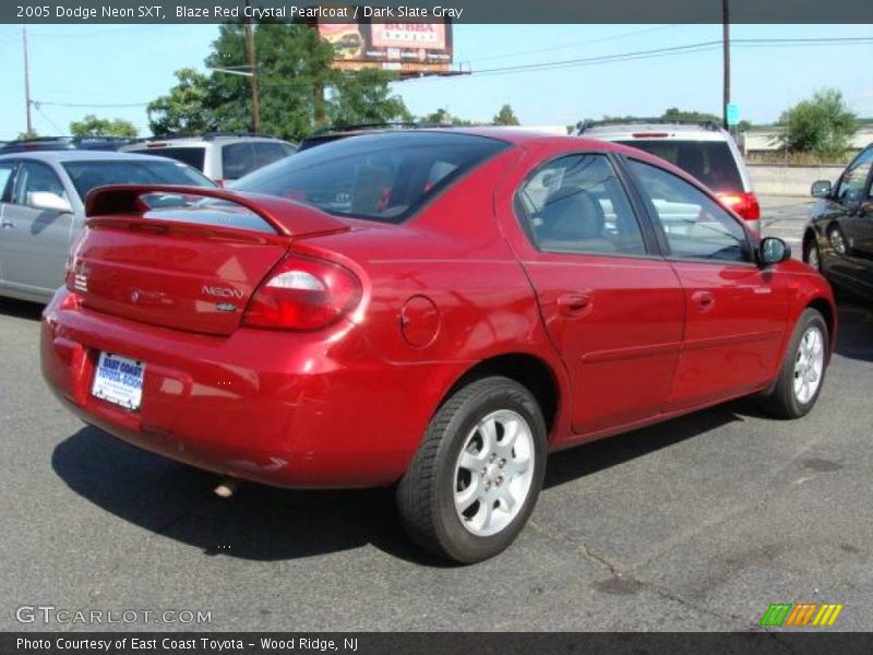 Blaze Red Crystal Pearlcoat / Dark Slate Gray 2005 Dodge Neon SXT