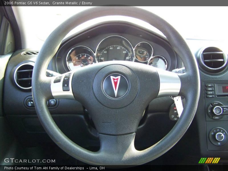 Granite Metallic / Ebony 2006 Pontiac G6 V6 Sedan