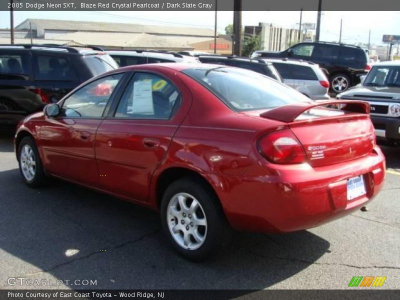 Blaze Red Crystal Pearlcoat / Dark Slate Gray 2005 Dodge Neon SXT
