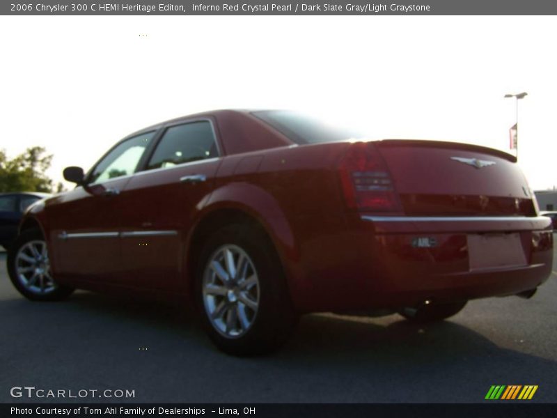 Inferno Red Crystal Pearl / Dark Slate Gray/Light Graystone 2006 Chrysler 300 C HEMI Heritage Editon