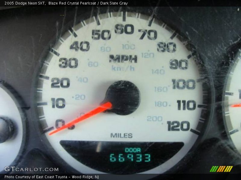 Blaze Red Crystal Pearlcoat / Dark Slate Gray 2005 Dodge Neon SXT