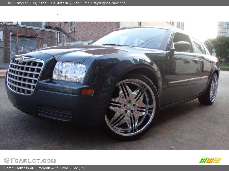 Steel Blue Metallic / Dark Slate Gray/Light Graystone 2007 Chrysler 300