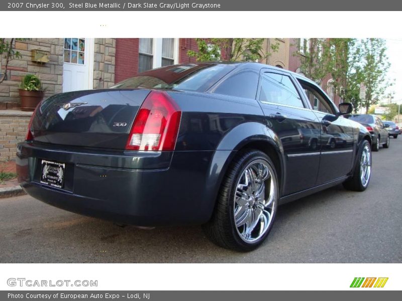 Steel Blue Metallic / Dark Slate Gray/Light Graystone 2007 Chrysler 300