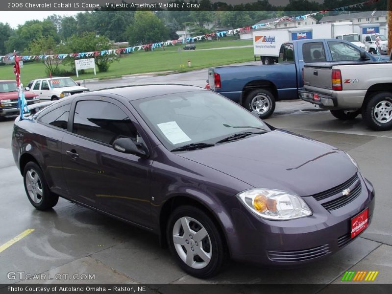 Majestic Amethyst Metallic / Gray 2006 Chevrolet Cobalt LS Coupe
