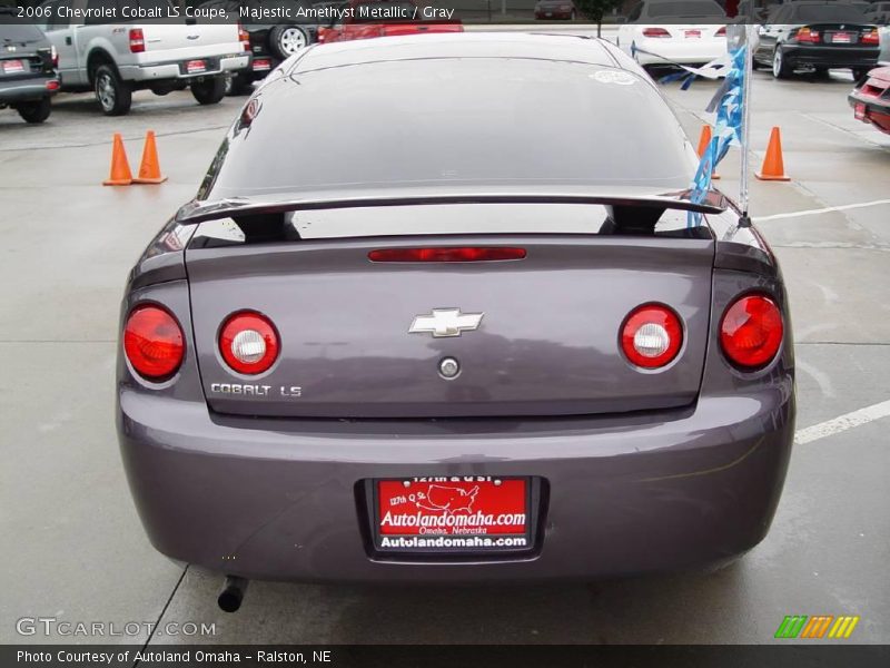 Majestic Amethyst Metallic / Gray 2006 Chevrolet Cobalt LS Coupe