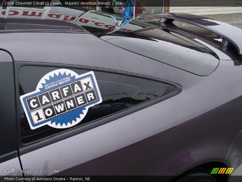 Majestic Amethyst Metallic / Gray 2006 Chevrolet Cobalt LS Coupe