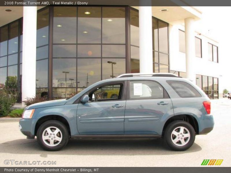 Teal Metallic / Ebony 2008 Pontiac Torrent AWD