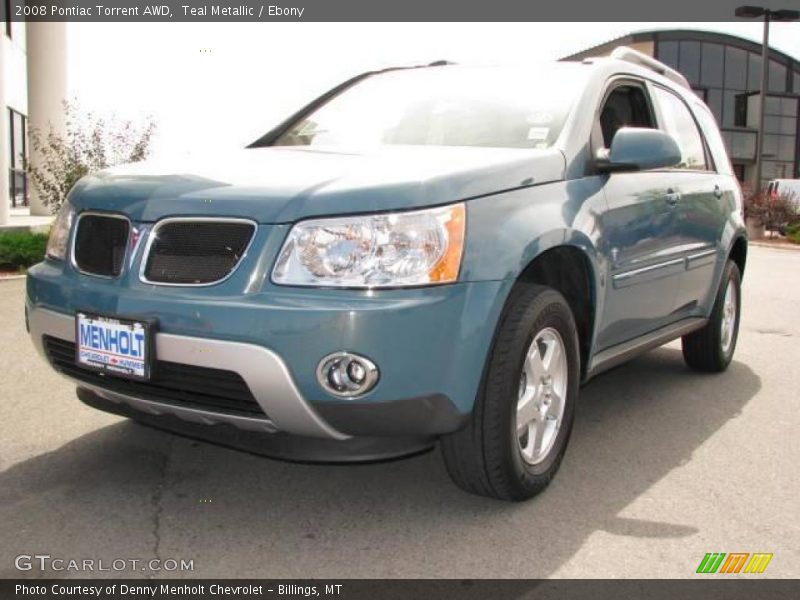 Teal Metallic / Ebony 2008 Pontiac Torrent AWD