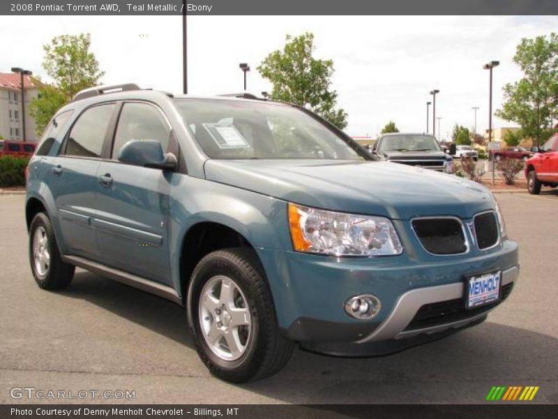 Teal Metallic / Ebony 2008 Pontiac Torrent AWD