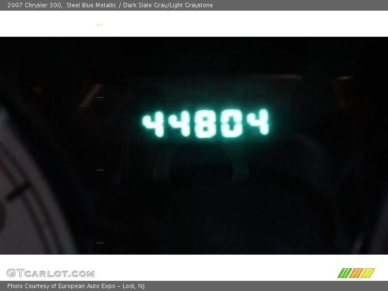 Steel Blue Metallic / Dark Slate Gray/Light Graystone 2007 Chrysler 300