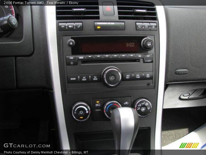 Teal Metallic / Ebony 2008 Pontiac Torrent AWD